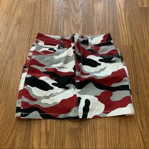 Camo Mini skirt